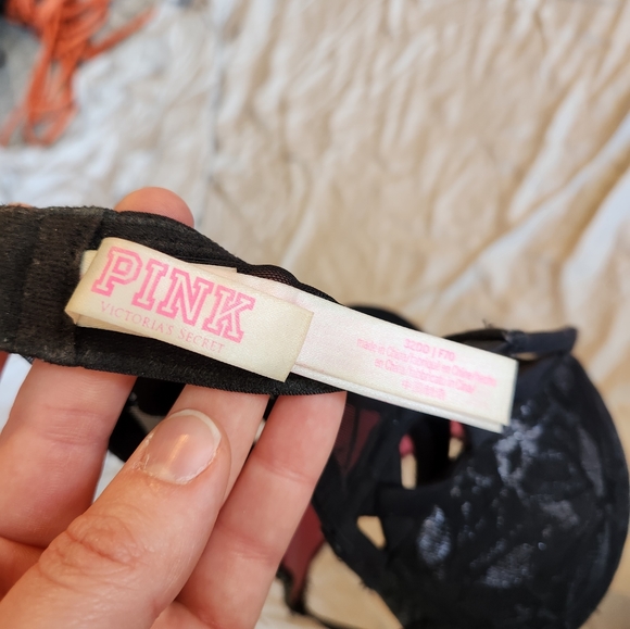 Black Some Lace Up Date Night Push Up Bra - Picture 4 of 4